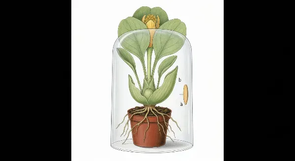 Bouture repiquée dans le terreau et arrosée pour l'acclimatation