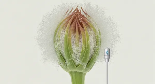 Installation d'une bouture dans la sphaigne pour l'enracinement