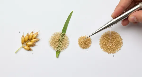 Semis de graines dans un lit de vermiculite humide pour une germination optimale