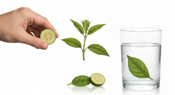 Main tenant une bouture de plante prête à être mise dans un verre d'eau